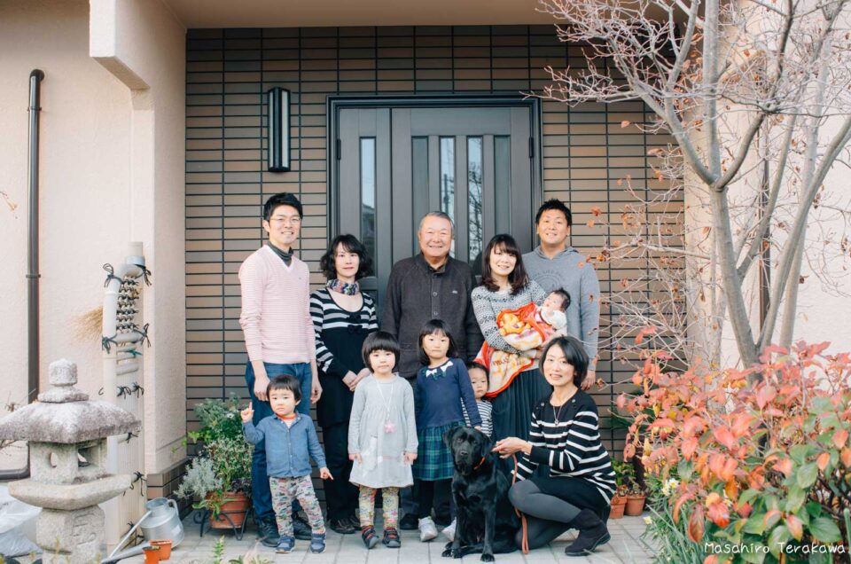 兵庫県伊丹市で家族写真の撮影