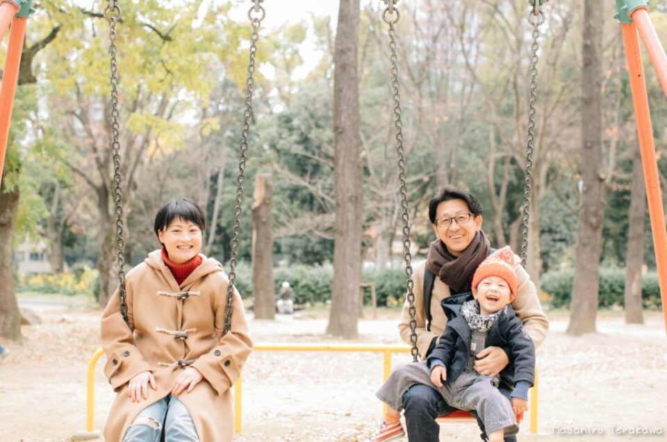 大阪 靱公園で家族写真の撮影！
