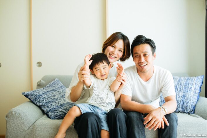 大阪府堺市で家族写真の撮影
